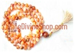 Picture of Carnelian Mala For Goodluck, Comfort and Protection