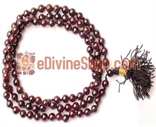Picture of Garnet Mala to Enhance Body Strength and Removing Negative Energy