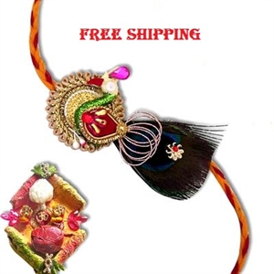 Picture of Fancy Zardozi Rakhi