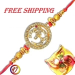 Picture of Gold Plated- Om Rakhi