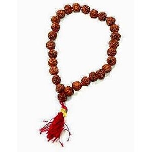 Picture of 27 Beads Rudraksha bracelet (Japa Mala) Bead Size 10mm