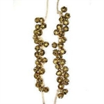 Picture of Ankle Bells on string, Kathak Ghungroo pair, 25 brass bells on each string