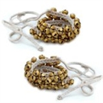Picture of Kathak Ghungroo pair, Ankle bells on string, 50 brass bells in each string