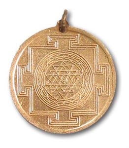 Picture of Copper Shri Yantra Pendant