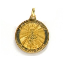 Picture of  24 K. Gold Plated Shree Ganapati Yantra Pendant