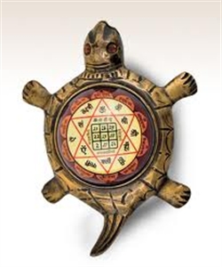 Big - 3D SAHAYA Copper Tortoise with Shree Yantra on Back 