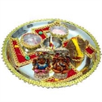 Picture of Deepmaala Pooja Thali With 21 Eseential Pooja Items Navratri special