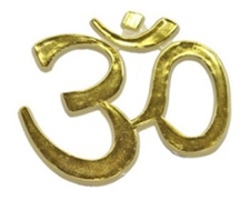 Picture of Gold Om Embossed Sticker