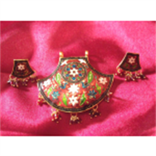 Picture of Ethnic's Meena Pendent Set MPS02