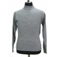 Picture of Mens T Neck Basic Sweater Grey
