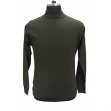 Picture of Mens T Neck Basic Sweater Olive