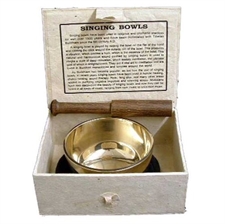 Picture of Fair Trade Medium Sized Tibetan Singing Bowl Boxed Set 8.5 cm
