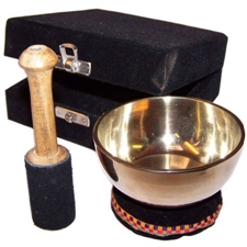 Picture of Brass Singing Bowl - Gift Set - Approx 9cm 