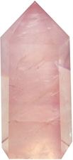 Picture of Rose Quartz Healing Crystal Wand Pointed & Faceted Prism Bar for Reiki Chakra Meditation Therapy Deco